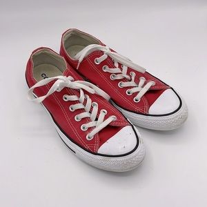 Converse chuck Taylor all star low red sneaker
